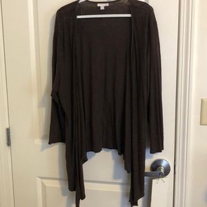 Charter club open front cardigan